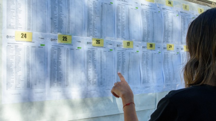 Escuelas de la UNCUYO: están los resultados de los exámenes para el ingreso 2026